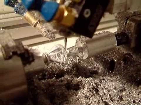 CNC Fräse/Fräsmaschine: 3D CNC Fräsen mit Drehachse Drehtisch Flacon Aluminium