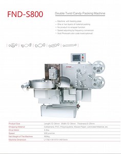 [Hot Item] Candy Packing Machine (FND-S800) with Feeding Plate