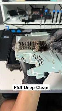 PS4 Deep Clean and Thermal paste replacement #gaming #gamer #cleaning #satisfying #playstation