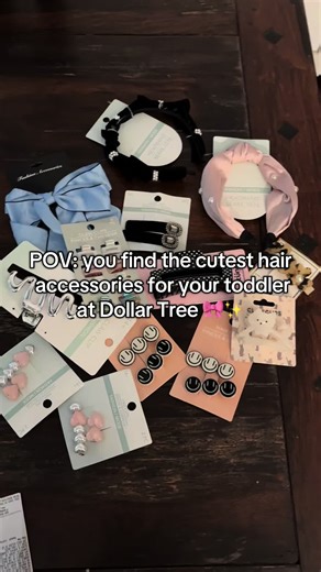 Found the cutest hair accessories at dollar tree #dollartree #dollartreefinds #dollartreehaul #dollartreebeauty