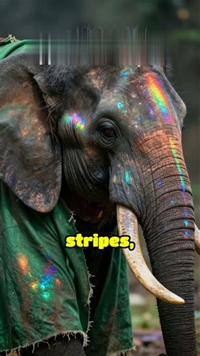 What Happens If an Elephant Becomes a Mutant? 🐘🧬#explore #wildlife