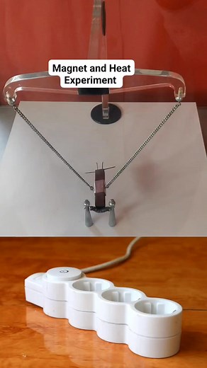 This video shows how heat affects magnetic property of a magnet #science #physics #scienceexperiments #magnet #sciencefiction #TLM #experiment | A TGT Science