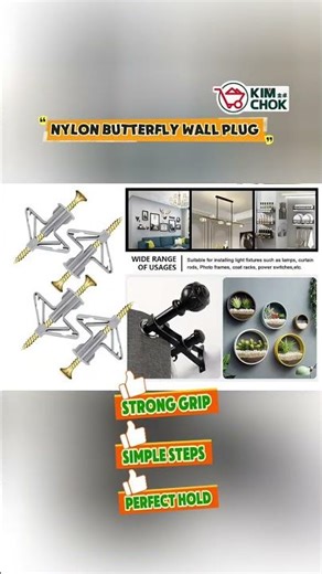 Nylon Butterfly Wall Plug