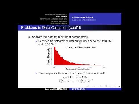 Simulation Modeling 46 Data Collection