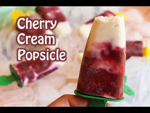 How To Make Cherry Cream Popsicles | Rockin Robin Cooks