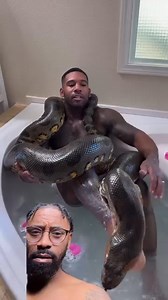 205K views · 1.7K reactions | When You Decide To Bath With Your Pet Python | D'LAI | Facebook