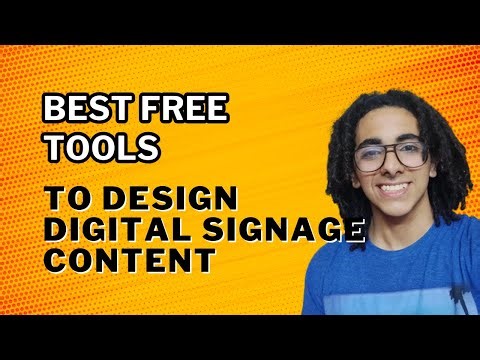Best Free Tools to Design Digital Signage Content