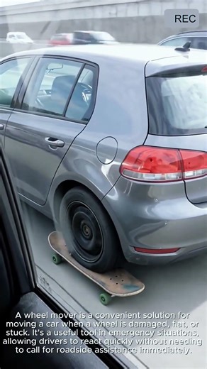 Car Wheel Moving Tool Emergency Aid #viral #technology #car #wheel
