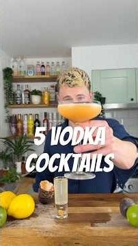 Do you know how to make these 5 Vodka Cocktails!? 🍸🔥