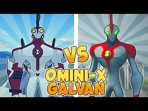 OMINI-X DEFINITIVE vs BEN 10 GALVAN - QUAL o MELHOR?!!