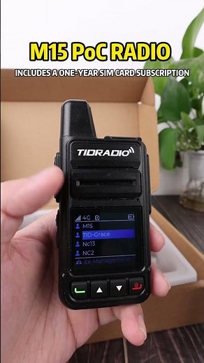 Use the TD-M15 PoC radio to enable seamless group and private calls anytime. #tidradio #globaltalk