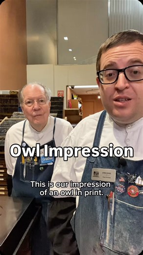 We had to jump on the owl impression trend and show our impression of an owl in print. This electrotype (copy) of an owl is from the Lewis Winter Collection. This was printed with black rubber base ink using our Washington hand press. #owlimpression #owl #owls #art #SacHistoryMuseum #sacramento #museum #history #letterpress #printingpress #asmr #printing #printmaking #oldsacramento | Sacramento History Museum