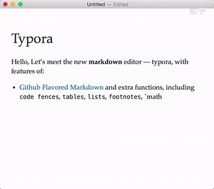 typora 使用演示