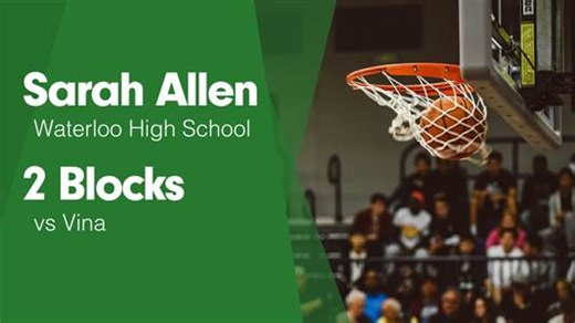 Sarah Allen Game Report: vs Athens Bible