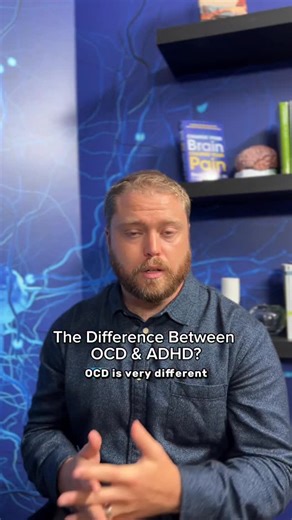 @dr.seawell sharing the key difference between OCD & ADHD when it comes attention. OCD brains often get stuck on a specific thought or topic and can’t shift attention. ADHD brains often jump to multiple tasks and thoughts with a lot of attention switching. Which sounds more like you? ⤵️ | Amen Clinics | Facebook
