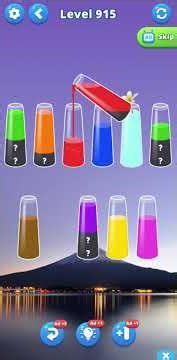 Water sort puz level 915 #androidgameplay #watersortpuzzle #shorts