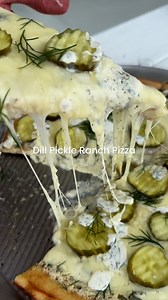 822K views · 11K reactions | Dill Pickle Ranch Pizza. The perfect pizza for the grill this summer especially if you’re a pickle lover! And if you don’t love ranch well then we might be judging you! Enjoy! • #ranch #pickle #pizza #pickles #dill #italian #pizzadough #italianfood | Daniela's Dish | Facebook