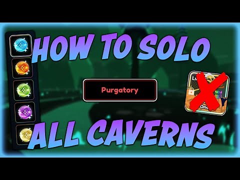 How to Solo EVERY *Purgatory* Elemental Cavern in Anime Last Stand!