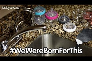 24K views · 33 reactions | The cloths are a cinch to clean too! Just throw them in the washing machine to keep them germ free. | Baby Brezza, USA | Facebook