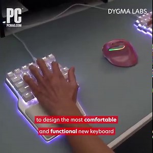 This ergonomic split keyboard is designed to be comfortable to use, lights up in any color you like, and can even be programmed for maximum customization. | PCMag