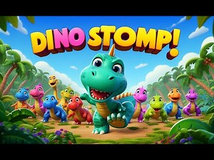 Dino Stomp! 🦖A Fun, Dance along Dino Song | Tiny Tales | Kids Songs