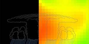 Cosmic Muons Can 3D-Scan Hurricanes