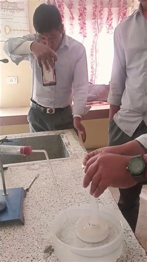 Lab preparation and test of oxygen with using heat