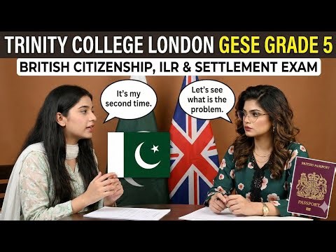 B1 English Test (GESE Grade 5) | SELT British Citizenship| Trinity College London ILR UK