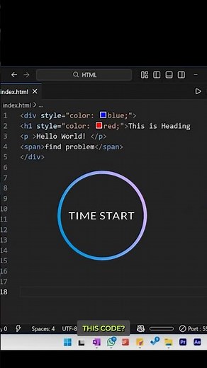 😨 HTML NOT WORKING #html #coding