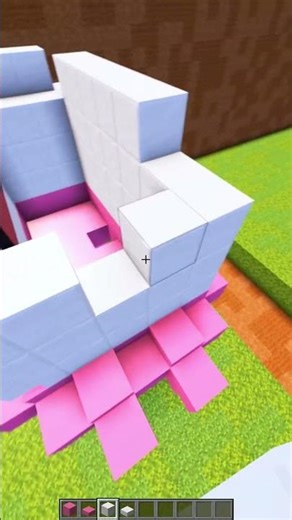 I Built a New House for baby Cappucina😍 #minecraft