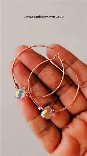 Learn how to make stunning Wire Wrapped Hoop Earrings beginner-friendly tutorial #wirewrapping