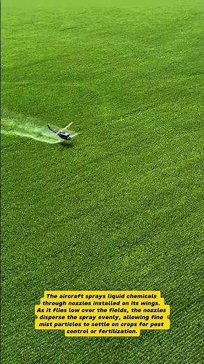 Agricultural Aircraft Spraying Technology | Modern Farming Efficiency in Action