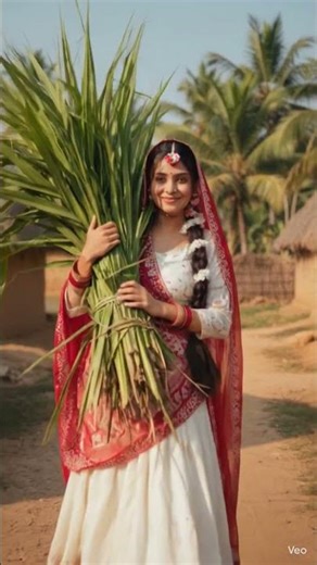 Village Girl Made a Real Woman From Palm Leaves 😱🌿 | Amazing Art Transformation