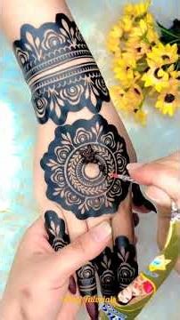 Beautiful Sticker Mehndi Design 2025 #shorts