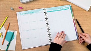 Teacher Planner 2026-2027 - Teacher Lesson Planner, July 2026 - June 2027, Academic Planner 2026-2027, Hardcover Planner With Clipboard, Double-sided Pocket, 9" x 11", Colorful Design