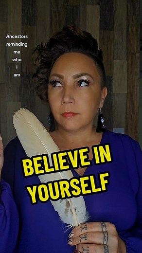3K views · 33 reactions | ✨Don't let no one silence you. ✨Don't let no one tell you your worth. ✨Believe in yourself. ✨Remember where you come from. ✨You be who you want to be! #indigenouswoman #believeinyourself #selflove #goals | Vanessa Lee Brousseau | Facebook