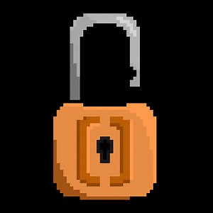 Download Pixel Art, Pixel Lock, Open Padlock. Royalty-Free Stock Illustration Image