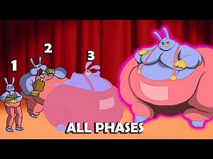 FNF New Fat Jax vs Old Fat Jax(ALL PHASES)🎶FNF New Mod THE AMAZING DIGITAL CIRCUS