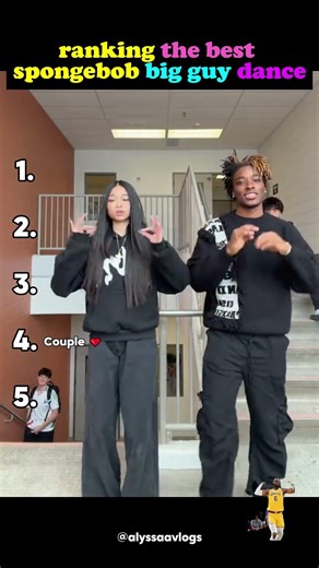 Ranking The Best Spongebob BIG-Guy Dance #tiktoktrend #dance