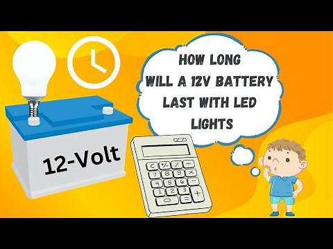 How Long Will a 12V Battery Last with LED Lights? / How many LED lights for 12V? #12voltbattery