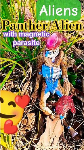 👉🏼 👽 Aliens | (Panther Alien) | Action Figure | Neca Toys | With Magnetic Parasite