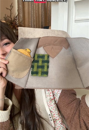 Tiny progress on my felt activity book. Making these posts really keeps me motivated and I appreciate all the support I’ve been given. 🥰 #feltbook #handmade #whimsy