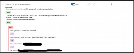DLP Exception for "Permission Controlled" Not Working (Microsoft Purview | RMS Template | Encrypt) | Microsoft Community Hub