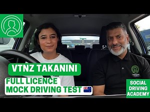 Full Mock Driving Test – International Driver Prepares for Full Licence (VTNZ Takanini)