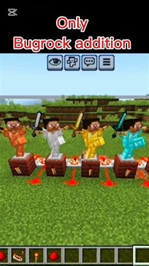 Only bugrock edition have this #tedrush