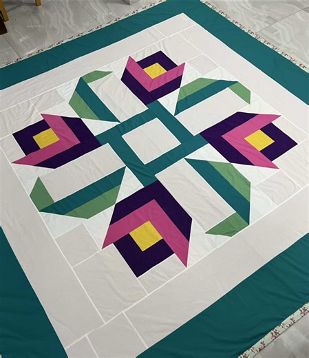 Projeto de Capa de Colcha: Costura Criativa em Patchwork