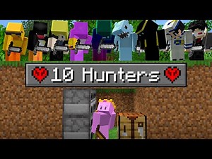 Minecraft Speedrunner VS 10 Hardcore Hunters