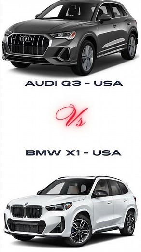 Audi Q3 vs BMW X1 🇺🇸 | USA Luxury Compact SUV Comparison 2025