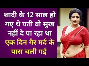 Even after 12 years of marriage, the woman did not get happiness from her husband, so she started...