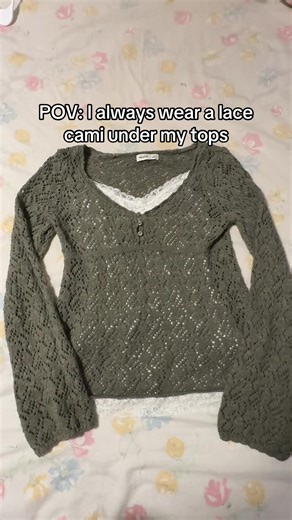 99.67% chance you’ll see me wearing one of these I’m just a walking hollister ad #fyp #hollister #clothes #lacecami #relatable